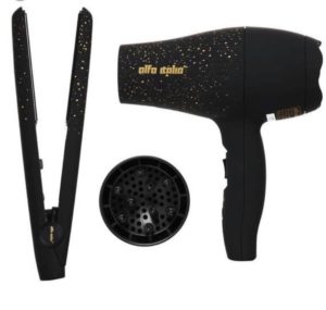 Travel hairdryer and straighteners